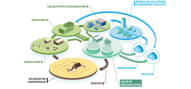 Cycle de la méthanisation